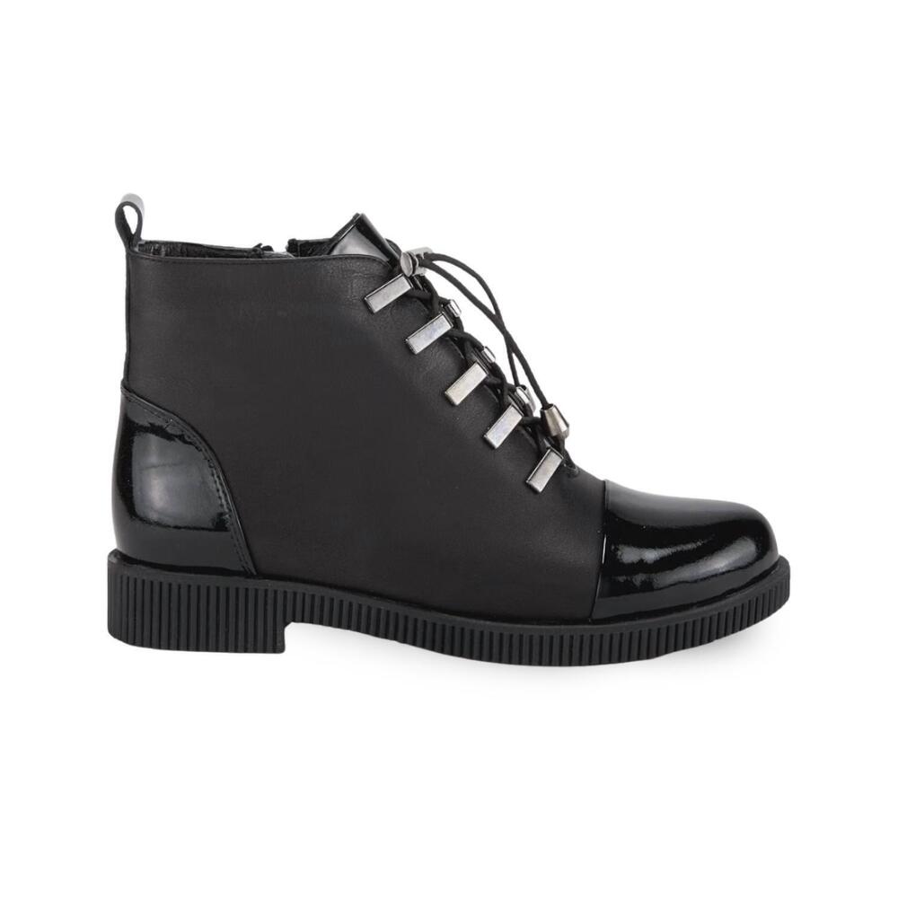 NEW SPRING STEP SHOES women's julien boots in black patent